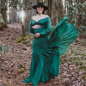 Green Maternity Dress